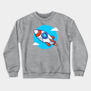 Rocket Launching Crewneck Sweatshirt